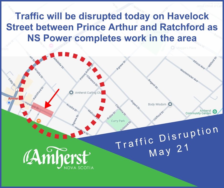 Havelock Street Disruption NS Power 20250521