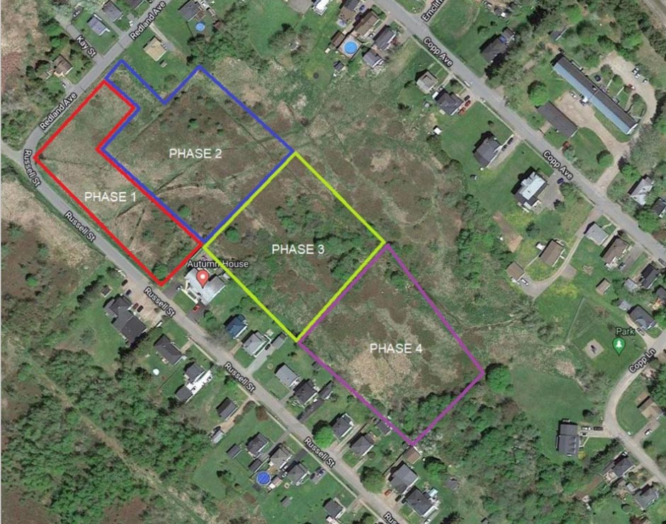 Map of the Russell Street Development